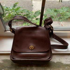 Vintage Coach Leather Bag Rambler Legacy Messenger